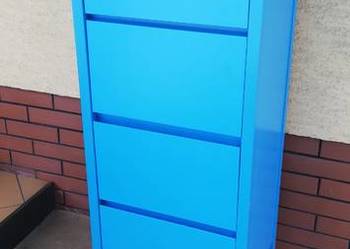 Szafka niebieska z szufladami Ikea słupek komoda