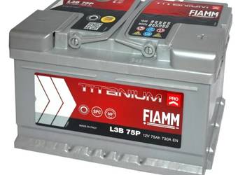 Akumulator FIAMM TITANIUM PRO 12V 75Ah 730A Prawy Plus