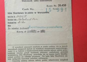 ( 1827 ) Zwrot Kosztów Przesiedlenia Wilno, Małachowski