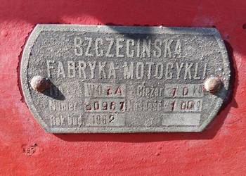 Junak M10 wózek boczny kosz 1962r