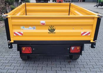 Przyczepa dwuosiowa 2,5t z wywrotem do tyłu TRANSPORT