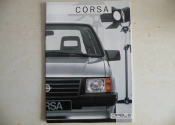 OPEL CORSA + GRATIS  -  FOLDER , PROSPEKT , KATALOG