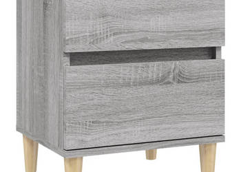 Szafka nocna szary dąb sonoma 40x35x50 cm WM-821838