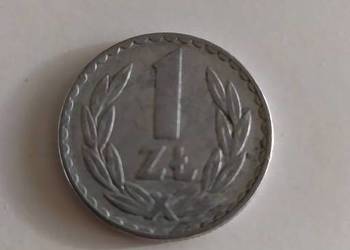 Moneta 1 zł b. z. PRL rok 1976 AL