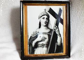 Stary obraz Św.Helena z czarnym Krzyżem