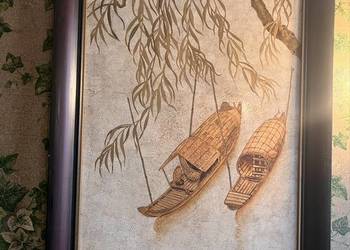 Orientalny obraz w technice laki