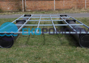 OD RĘKI! - Pomost pływający, platforma pływająca, ponton 6x2,4m