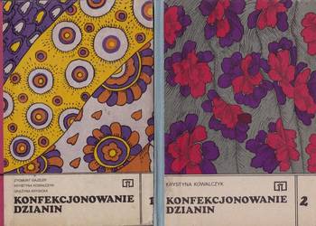 KONFEKCJONOWANIE DZIANIN 2 TOMY
