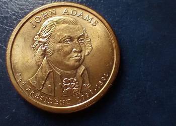 Stare monety 1 dolar 2007 Adams P USA