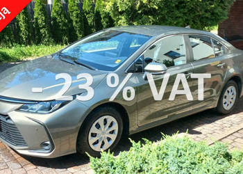 Toyota Corolla 47 netto FV23% e-CVT Tempomat aktywny Klimatronic Kier.wiel…