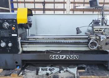 Tokarka do metalu 660x2000 przelot 106 mm odczyty 3 Tuj 50 M Tur 630 Tr 90