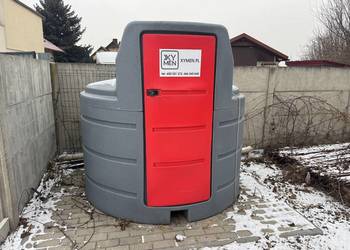 Zbiornik diesel 2500l prawie NOWY w72 k33 separator szklany, pistolet 10mb