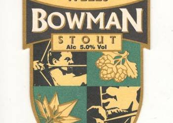 Bowman - podstawka do piwa.Nr. 1.