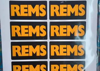 Naklejki logo REMS (NOWE)