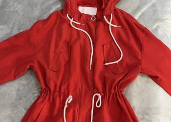 Czerwona kurtka matowa / parka - Cropp - HIT!