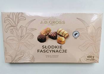 J. D. Gross Słodkie fascynacje. Kolekcja 40 czekoladek, bombonierka 400 g