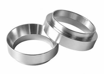 Pierścień Dozujący do Kawy 53 mm Srebrny Magnetyczny Lejek do Portafiltra