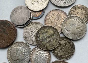 Monety Polski zagranica głowa kobiety