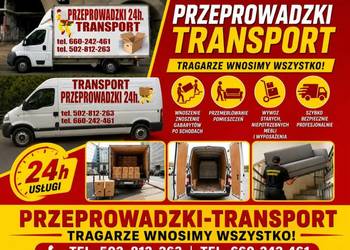 Przeprowadzki transport wnosimy znosimy wszystko gabaryty meble AGD paczki