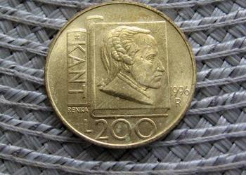 San Marino 200 Lirów 1996r - Kant - Ładna