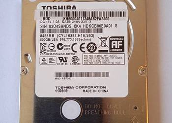 Dysk HDD Toshiba MQ01ABF050 2,5" 500GB SATAIII 6Gb/s 8 MB cache 5400 RPM