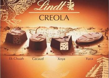 Praliny Lindt z prażonymi ziarnami kakaowca 165g x 3
