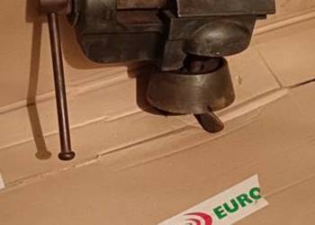 Imadło ślusarskie rzemieślnicze kowalskie obrotowe PRL/DDR ciężkie i poądne