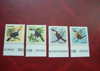 Brazylia 1983 MNh Mi. 1964/ 67 Fauna Ptaki Tukan  a