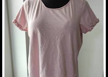 TXM fashion XL 42 jasnoróżowa koszulka bluzka 100% bawełna