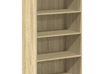 Wysoka szafka dąb sonoma 70x41x124cm materiał drewnopochodny WM-846406