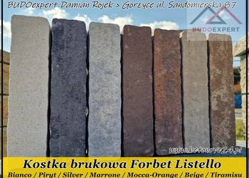 Kostka brukowa Forbet LISTELLO mix Silver Piryt Tiramisu