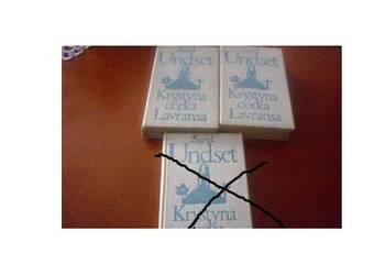 Krystyna córka Lavransa -  Undset tom  2 i 3  /js
