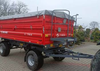 Przyczepa Metal Fach T710/2 prawie nowa 2023 rok 8 ton