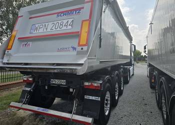 SCHMITZ wywrotka z parapetem 29,1m, nowe opony
