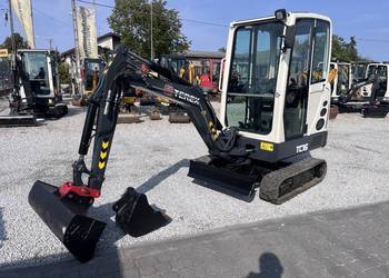 Mini koparka TEREX TC16 z 2015r Ładna 1800kg rozsuwana 3 łyżki 6sztuk