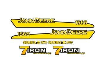Naklejki oklejenie JOHN DEERE 1565 7 IRON Zamiennik