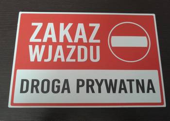 Tabliczka informacyjna 30x20x0,3cm