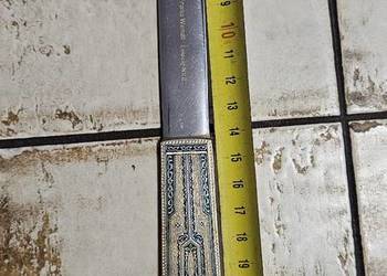 Przedwojenny, sygnowany, numerowany nóż do kopert,korespondencji