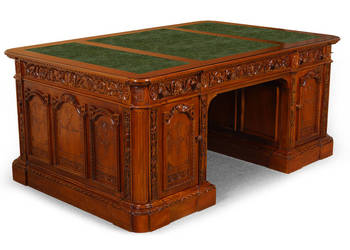Nowe biurko prezydenckie 190x125 cm USA Resolute Desk 78344