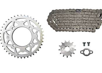 ZESTAW NAPĘDOWY CROSS 125 (ZĘBATKI 13z/41z(76MM) + ŁAŃCUCH 428-120L) C