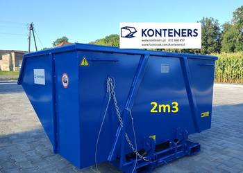 Kontener samowyładowczy do wóżka widłowego 2m3 / PRODUCENT