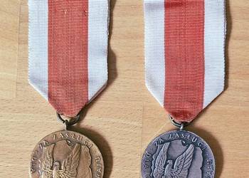 Medal „Za zasługi dla obronności kraju” brązowy i srebrny