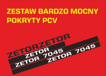 NAKLEJKI ZETOR 7045 SUPER MOCNE