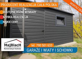 Grafit Schowek Ogrodowy  - Schowek na Narzędzia - Garaż  – Maj-Blach