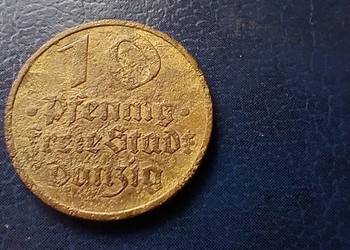 Stare monety 10 fenigów 1932 WMG Polska