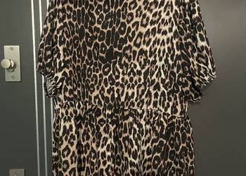 Yours bluzka modny wzór panterka cetki kokardki