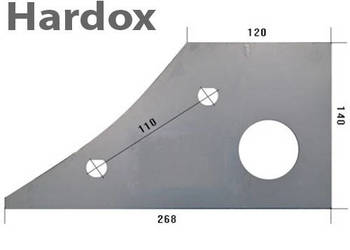 Płoza przednia HARDOX 913003/P części do pługa VOGEL NOOT