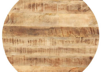 Blat stołu lite drewno mango okrągły 25-27 mm 80 cm WM-286008