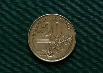 GRECJA - 20 drachm, 2000r