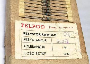 Rezystor 560 Ohm 0,5W RWW TELPOD